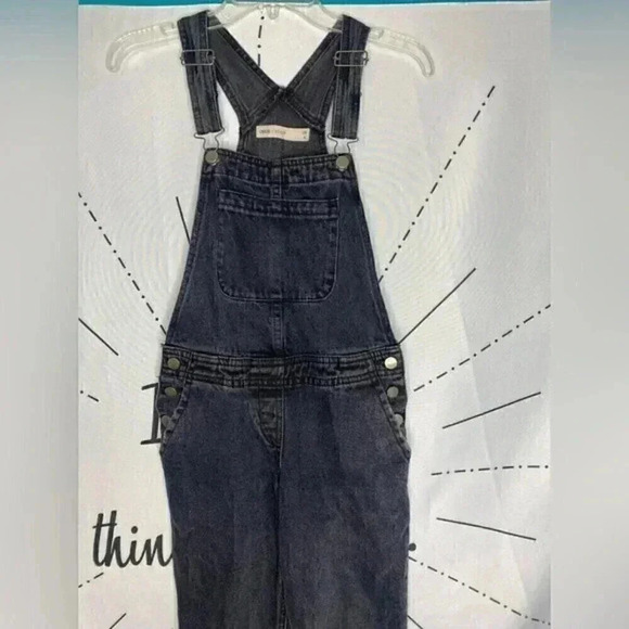ASOS DESIGN 'original' denim overalls in washed black - Picture 5 of 8
